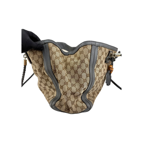 Gucci Beige GG Canvas Bella Tote Bag