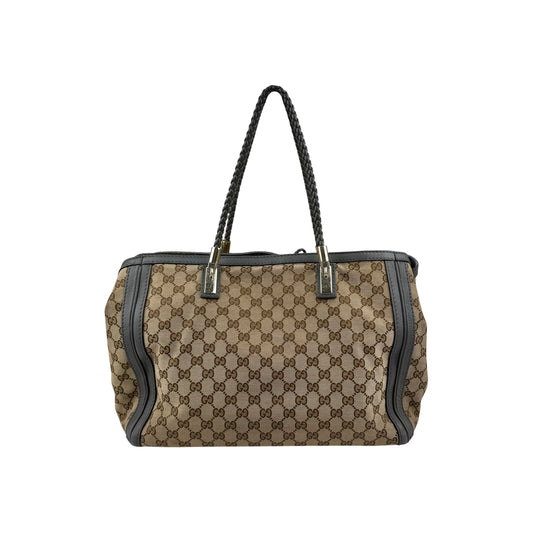 Gucci Beige GG Canvas Bella Tote Bag