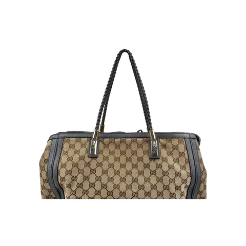 Gucci Beige GG Canvas Bella Tote Bag