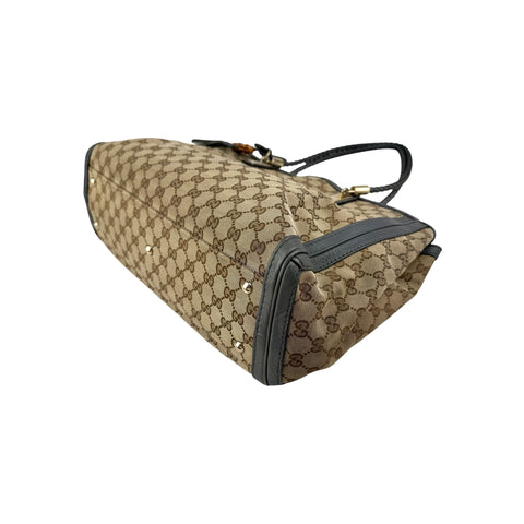 Gucci Beige GG Canvas Bella Tote Bag