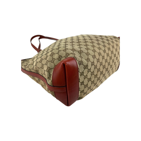 Gucci Beige GG Canvas Ophidia Shopping Tote Bag