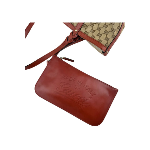 Gucci Beige GG Canvas Ophidia Shopping Tote Bag