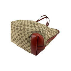 Gucci Beige GG Canvas Ophidia Shopping Tote Bag