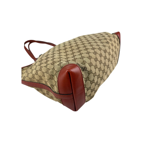 Gucci Beige GG Canvas Ophidia Shopping Tote Bag