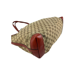 Gucci Beige GG Canvas Ophidia Shopping Tote Bag
