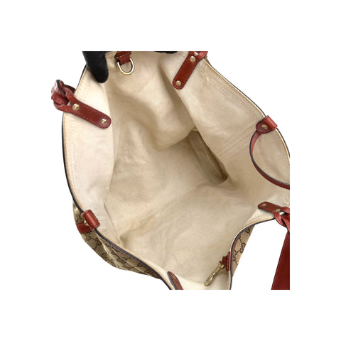 Gucci Beige GG Canvas Ophidia Shopping Tote Bag
