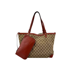 Gucci Beige GG Canvas Ophidia Shopping Tote Bag