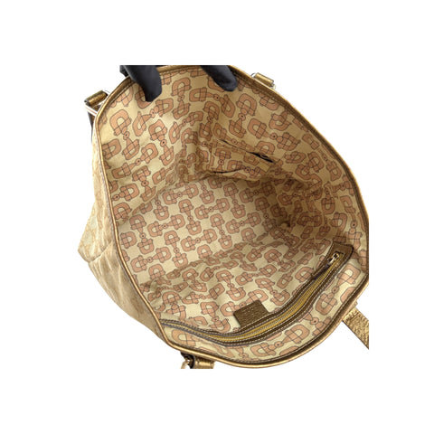Gucci Beige/Gold GG Canvas Jolicoeur Tote Bag