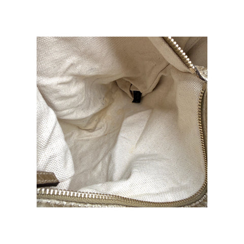 Gucci Beige/Gold GG Canvas Medium Bella Hobo Bag