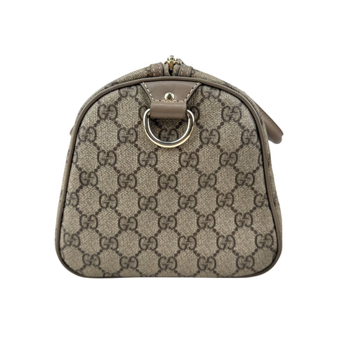 Gucci Beige/Grey GG Coated Canvas Joy Boston Bag