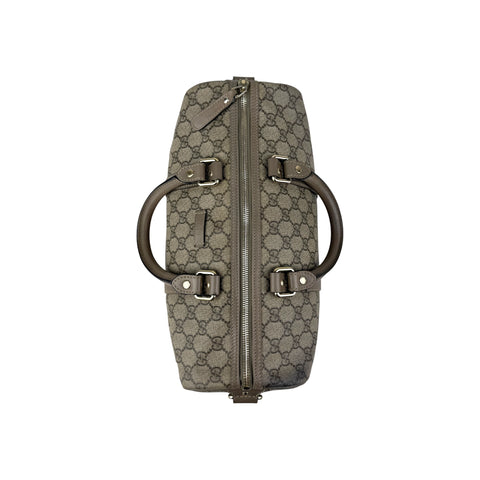 Gucci Beige/Grey GG Coated Canvas Joy Boston Bag