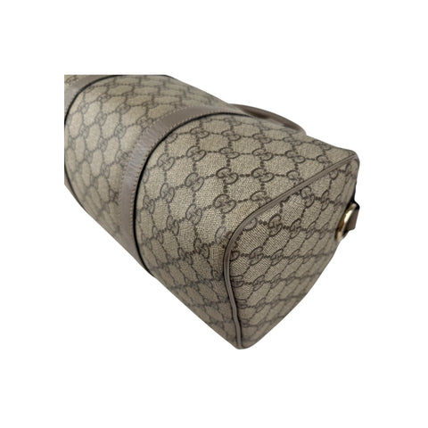 Gucci Beige/Grey GG Coated Canvas Joy Boston Bag