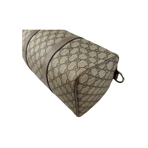 Gucci Beige/Grey GG Coated Canvas Joy Boston Bag