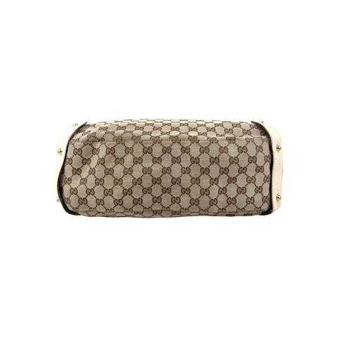 Gucci Beige/Ivory GG Canvas Medium Pelham Shoulder Bag