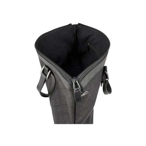 Gucci Black GG Canvas Abbey Medium Tote Bag