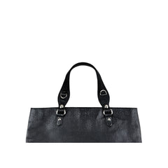 Gucci Black Guccissima Leather Icon Bit Tote Bag