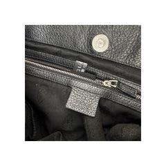 Gucci Black Guccissima Leather Icon Bit Tote Bag