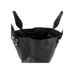Gucci Black Guccissima Leather Icon Bit Tote Bag