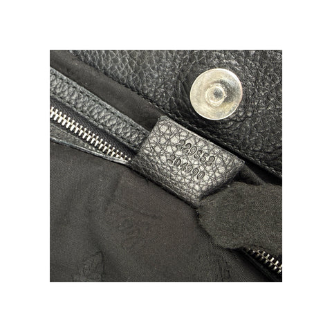 Gucci Black Guccissima Leather Icon Bit Tote Bag
