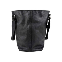 Gucci Black Guccissima Leather Icon Bit Tote Bag