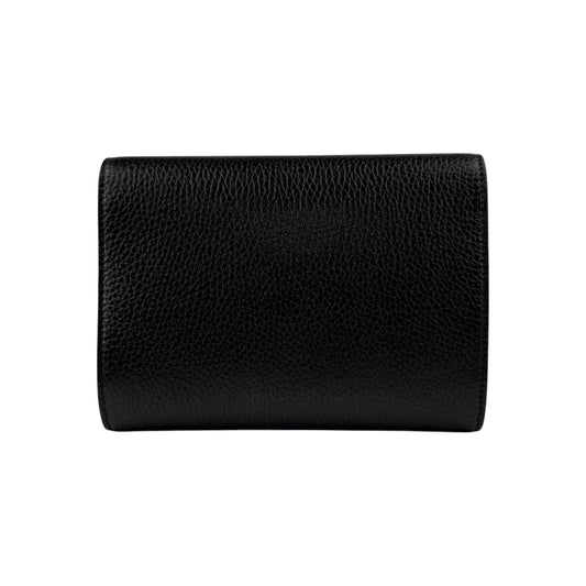 Gucci Black Leather Blind for Love Flap Crossbody Bag