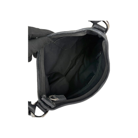 Gucci Black Ophidia Abbey Guccissima Semi Shoulder Bag