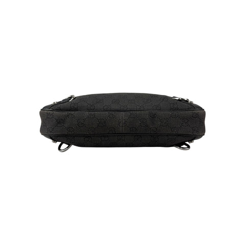 Gucci Black Ophidia Abbey Guccissima Semi Shoulder Bag