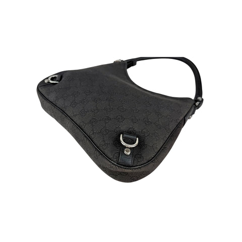 Gucci Black Ophidia Abbey Guccissima Semi Shoulder Bag