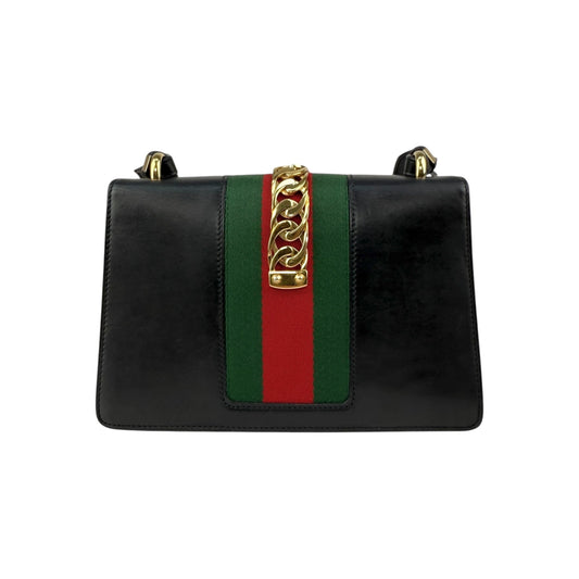 Gucci Black Sylvie Shoulder Bag