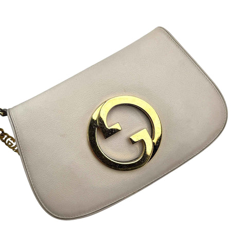 GUCCI Blondie Leather Shoulder Bag