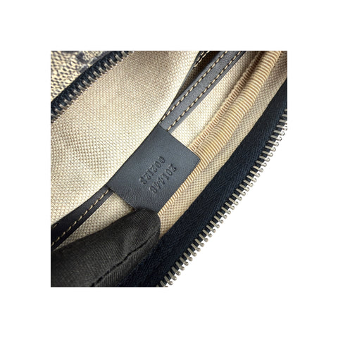 Gucci Blue/Beige GG Coated Canvas Crossbody Bag