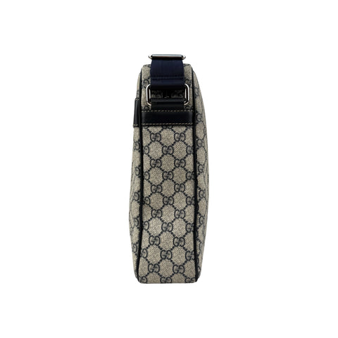 Gucci Blue/Beige GG Coated Canvas Crossbody Bag