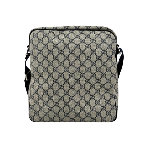 Gucci Blue/Beige GG Coated Canvas Crossbody Bag