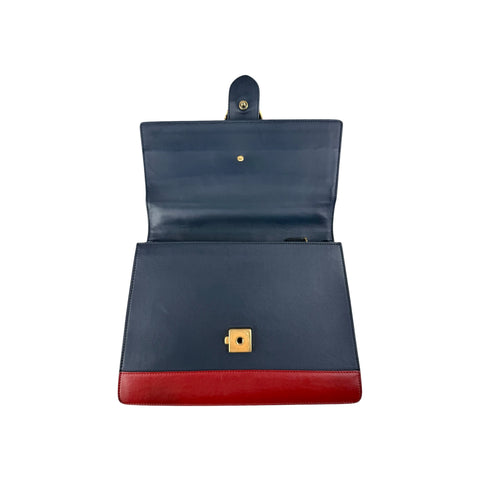 Gucci Blue/Green/Red Leather Dionysus Medium Top Handle Bag