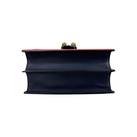 Gucci Blue/Green/Red Leather Dionysus Medium Top Handle Bag
