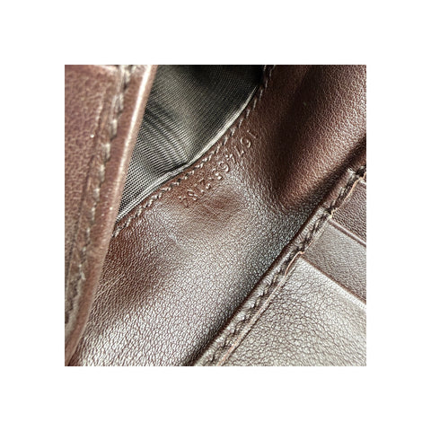 Gucci Brown Guccissima Leather Princy Compact Wallet