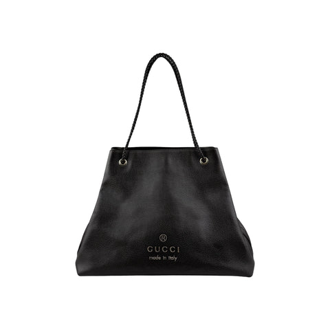Gucci Calfskin Large Gifford Braided Handle Tote