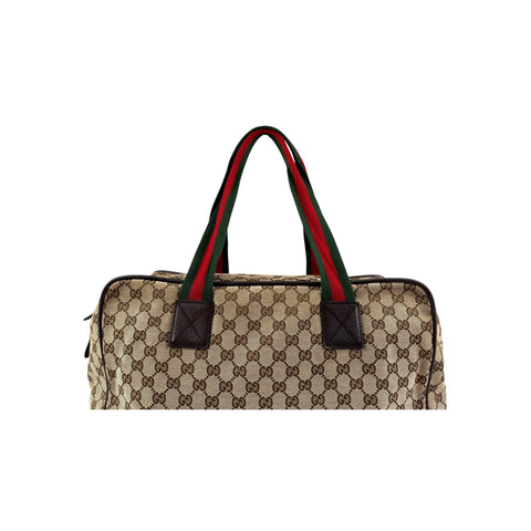 Gucci Canvas Web Travel Bag
