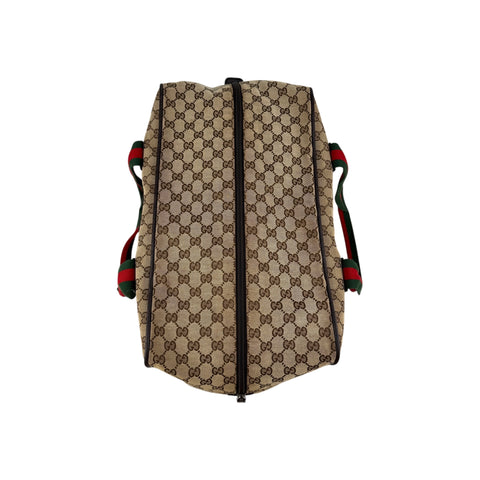 Gucci Canvas Web Travel Bag