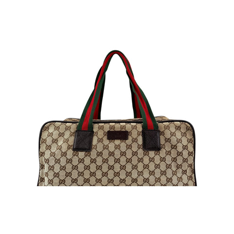 Gucci Canvas Web Travel Bag