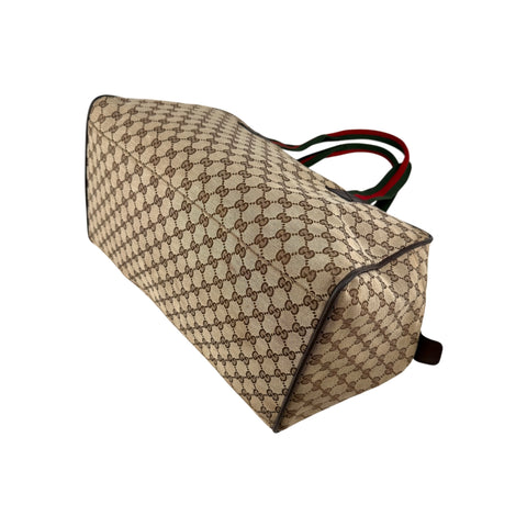 Gucci Canvas Web Travel Bag
