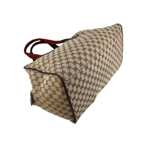 Gucci Canvas Web Travel Bag