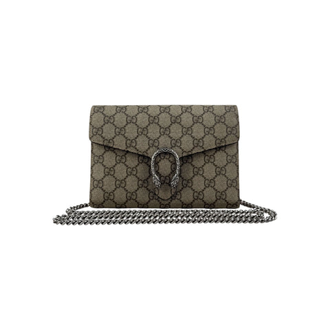 Gucci Dionysus GG Supreme Chain Wallet