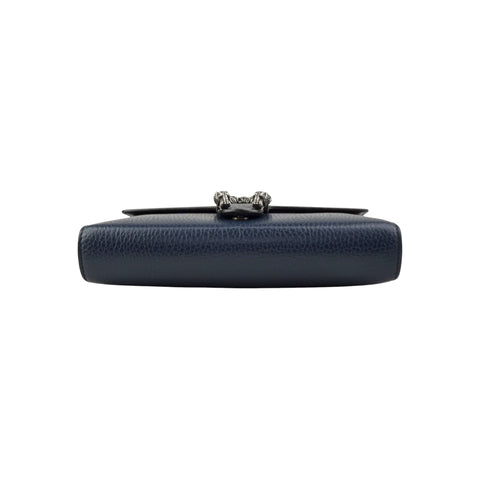 Gucci Dionysus Navy Leather Chain Shoulder Bag