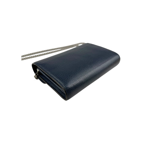 Gucci Dionysus Navy Leather Chain Shoulder Bag