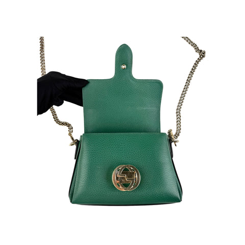 Gucci Dollar Calfskin Interlocking G Crossbody