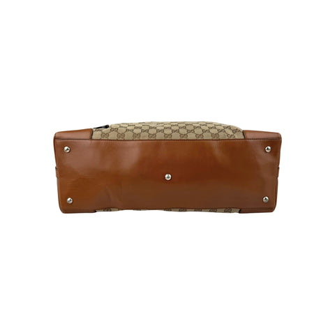 Gucci GG Canvas Brick Lane Convertible Boston Bag