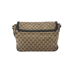 Gucci  gg canvas messenger bag