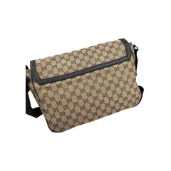 Gucci  gg canvas messenger bag