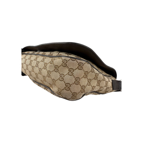 Gucci  gg canvas messenger bag